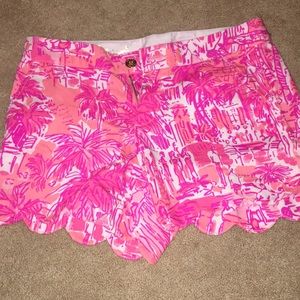 lilly pulitzer scalloped shorts